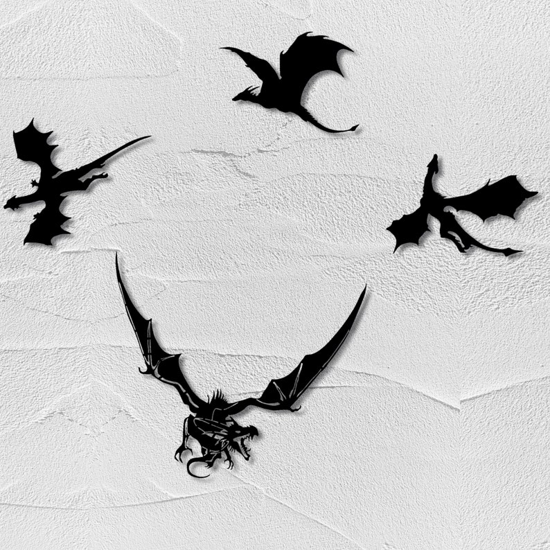 Metal Mythical Dragon Art