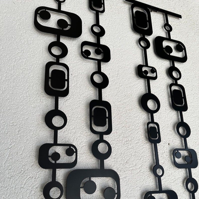 Mid Century Modern Metal Wall Art