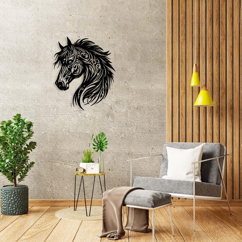 Horse Metal Wall Art