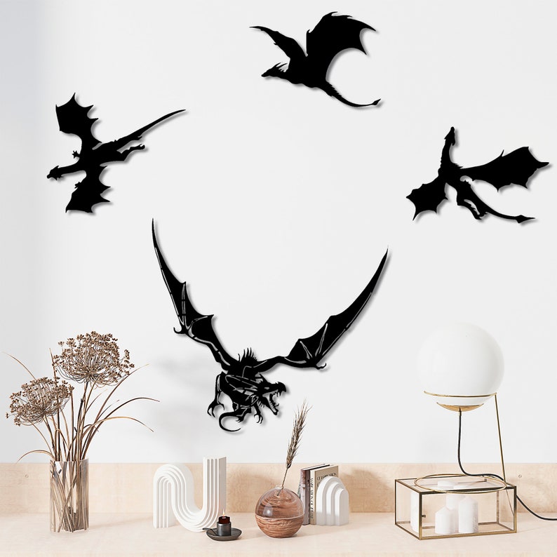 Metal Mythical Dragon Art