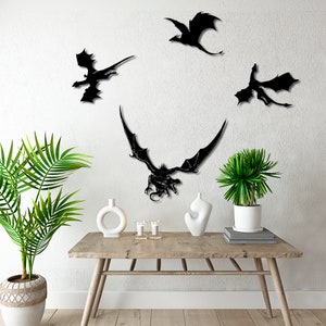 Metal Mythical Dragon Art