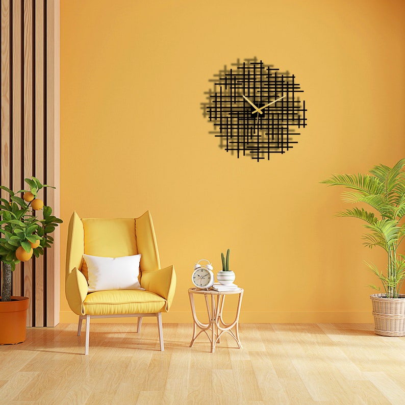 Modern Luxury Large Metal Wall Clock, Unique Clocks for Wall, Modern ...