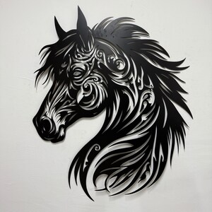 Horse Metal Wall Art