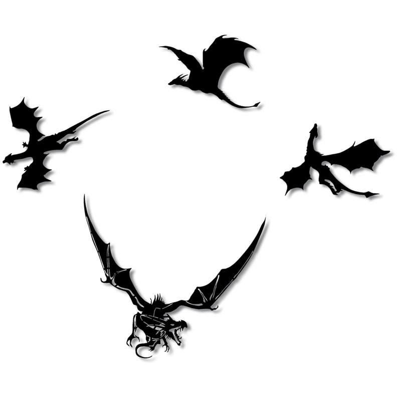 Metal Mythical Dragon Art