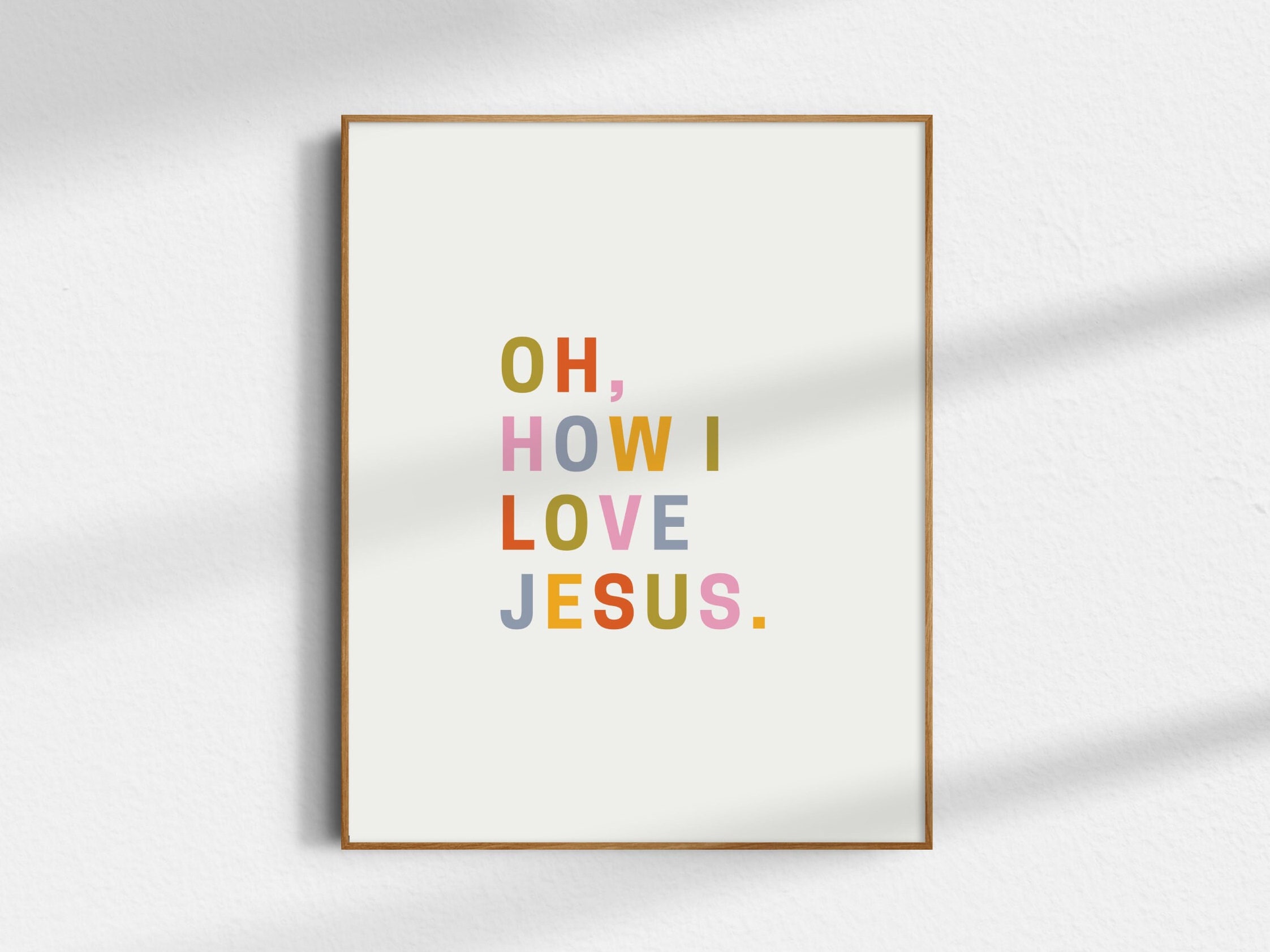 Oh How I Love Jesus Quote Poster for Sale by motivateme