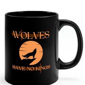 Wolven hebben geen koningen, Robin Hobb, Farseer Trilogy, Royal Assassin, Nighteyes - 11oz keramische mok