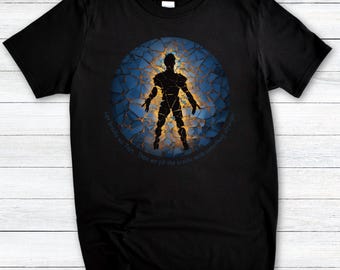 Life breaks us, Teft. Then we fill the cracks with something stronger, Brandon Sanderson Quote Unisex Softstyle T-Shirt, Stormlight Archive