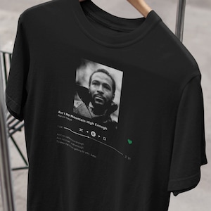 Personalized Song Lyric T-Shirt: Music Player Design