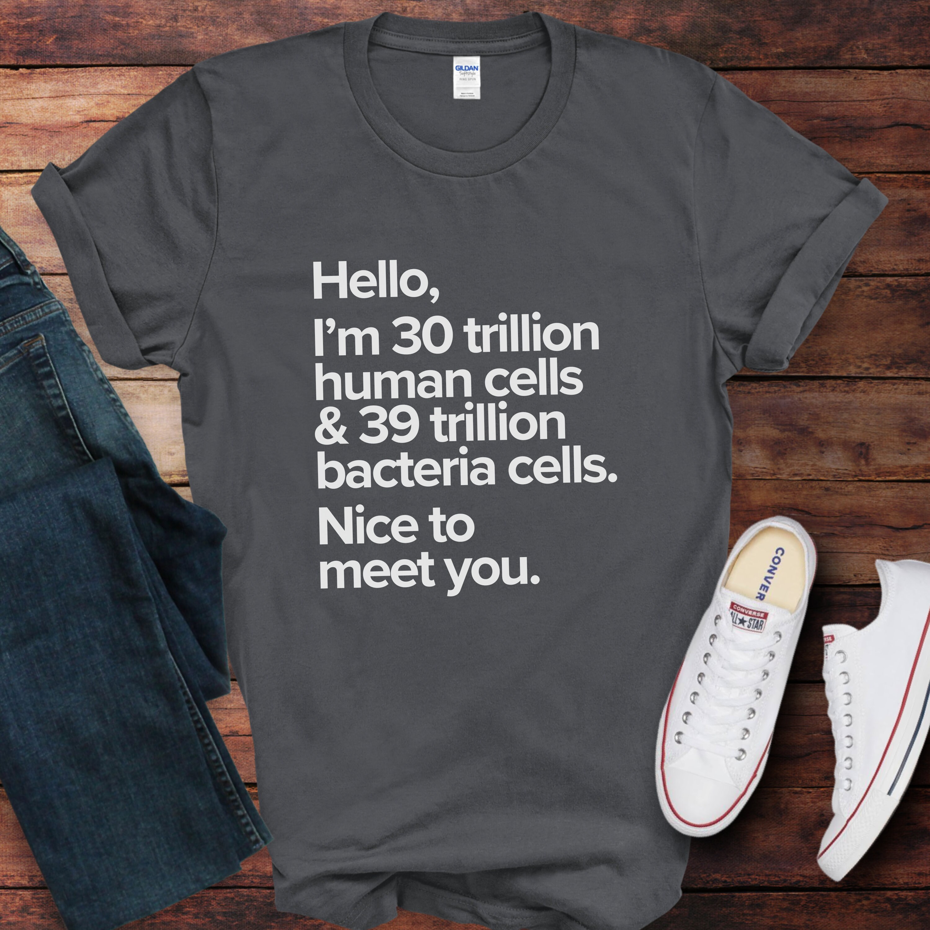 30 Trillion Cells Science T-shirt, Biology Teacher Gift - Etsy