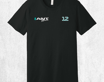 Kimi Antonelli F1 Number 12 T-Shirt, Motorsport Fan Graphic Tee, Racing Driver Signature Shirt, Unisex Cotton Formula Racing Top