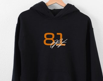 Oscar Piastri Signature Hoodie: Formula 1 Racing Fan Gift