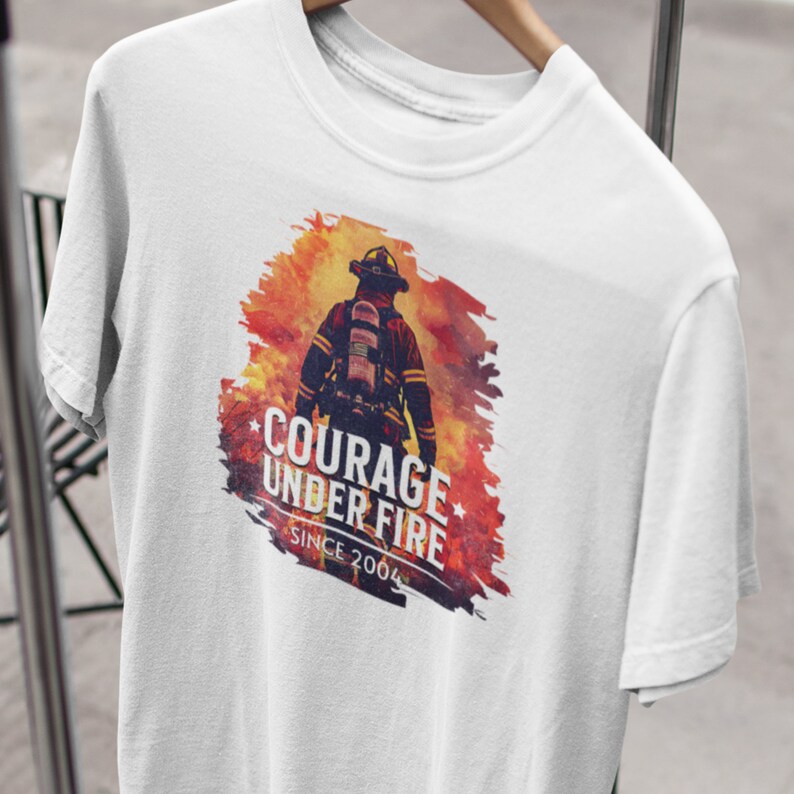 Custom Firefighter Courage Under Fire Shirt, Firefighter Gift ...