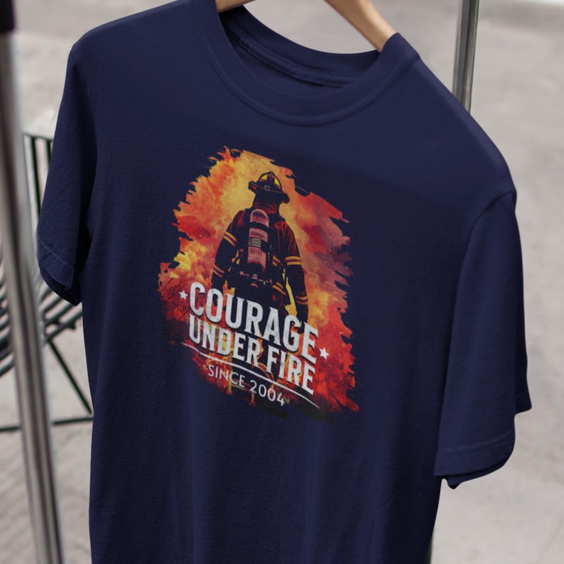 Custom Firefighter Courage Under Fire Shirt, Firefighter Gift ...