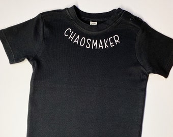 Statement T-Shirt Kleinkinder | Chaosmaker | Geschenk | Baby T-Shirt | Baby T-Shirt | Minime