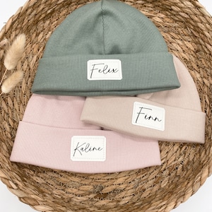 Personalisierte Hipster Beanie Kinder Beanie Beanie für Kinder und Erwachsene Minime Bild 1