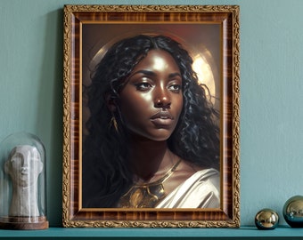 Gott als Frau - Seri | Göttliche Weibliche Kunst | Göttin Kunst, göttliche weibliche Kunstwerke, druckbare Wandkunst, hochwertiger digitaler Download