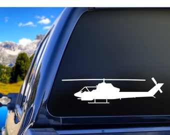AH-1 Cobra Helicopter Vinyl Decal, Army Aviation, Helicopter, Truck Decal, Car Decal