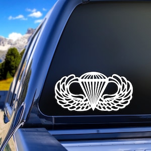 Army Airborne Vinyl Decal, Army, Truck Decal, Car Decal