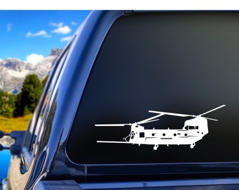 160th MH-47 Chinook Helicopter Vinyl Decal, Army Aviation, Helicopter, Truck Decal, Car Decal