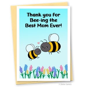 Jolie carte pour la fête des mères | Merci d'avoir été la meilleure maman de tous les temps