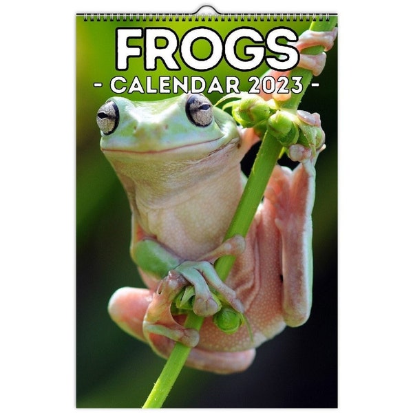 2023 Frog Calendar Etsy