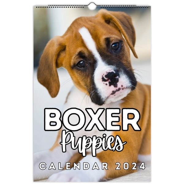 2024 Boxer Calendar Etsy