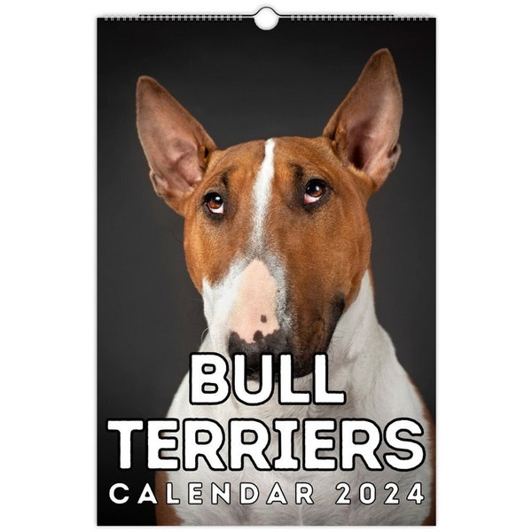 English Bull Terrier Calendar Etsy UK