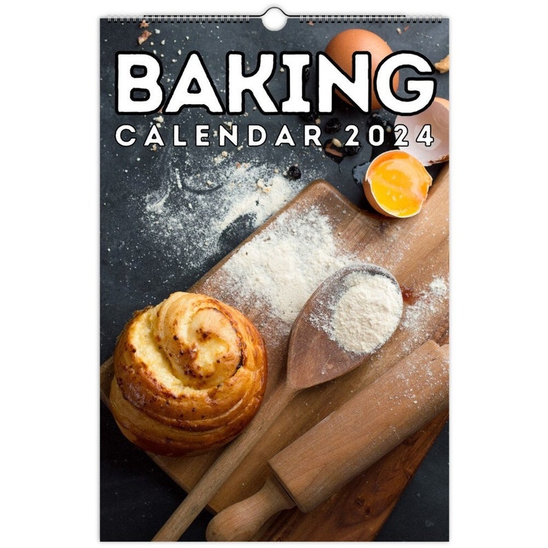 Baking Wall Calendar 2024, Cute Gift Idea for Baking Lovers Etsy