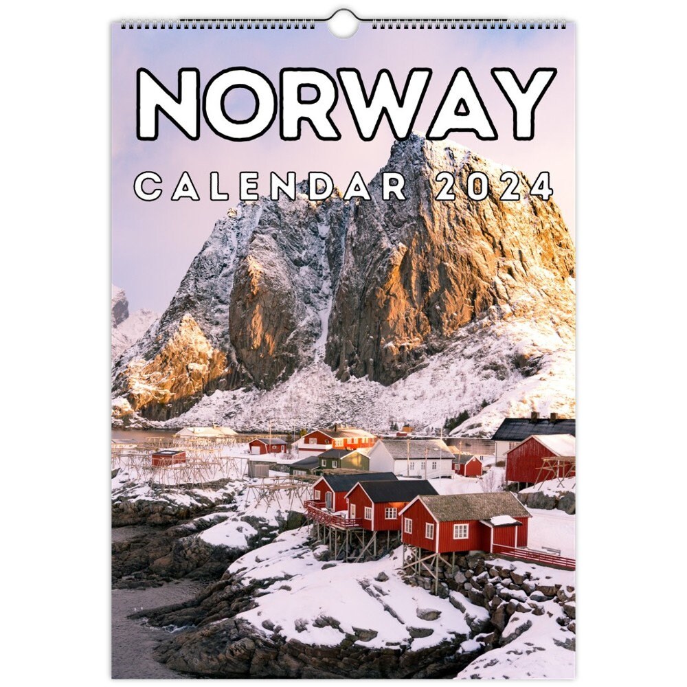 Norway Wall Calendar 2025, Great Gift for Norway Lovers Etsy
