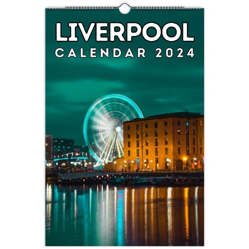 Liverpool Wall Calendar 2024, Great Gift Idea for Liverpool Lovers Etsy