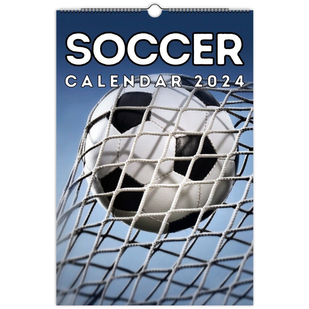 Soccer Wall Calendar 2024, Soccer Gifts, Great Gift for Soccer Players and Lovers - Etsy