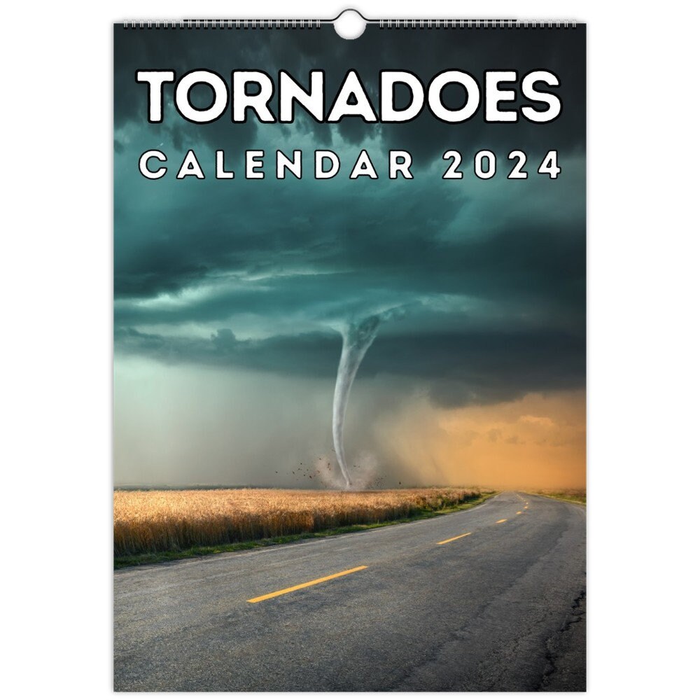 Tornadoes Wall Calendar 2024, Great Gift Idea for Tornado Lovers Etsy