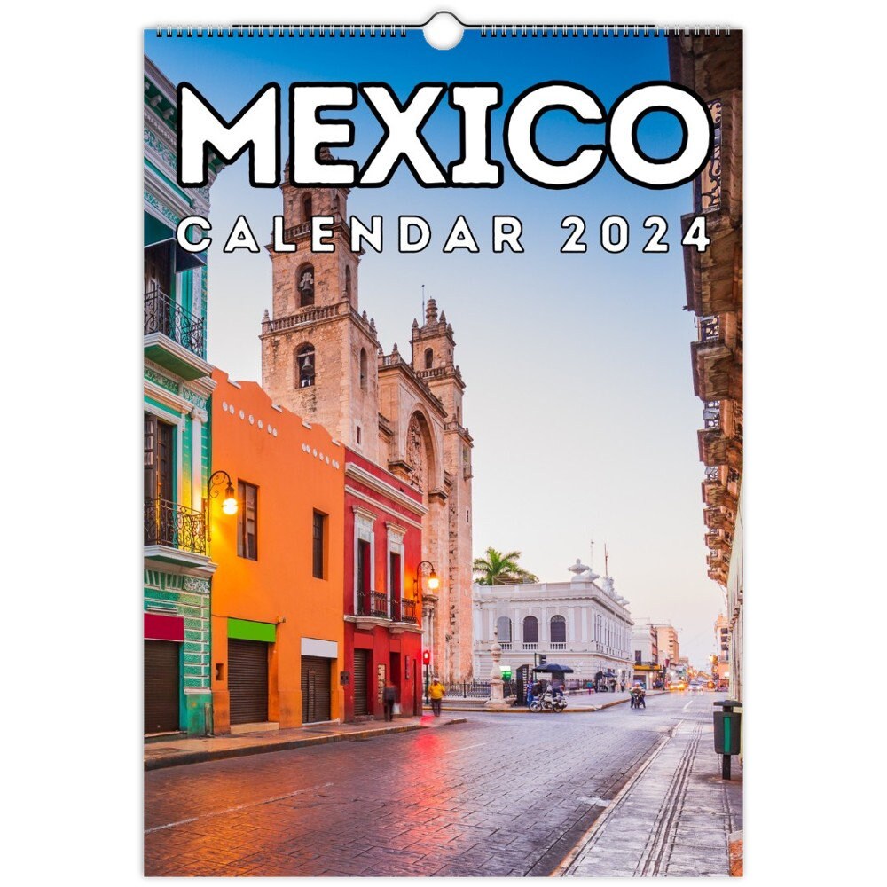 Mexico Wall Calendar 2024, Great Gift Idea for Mexico Lovers Etsy