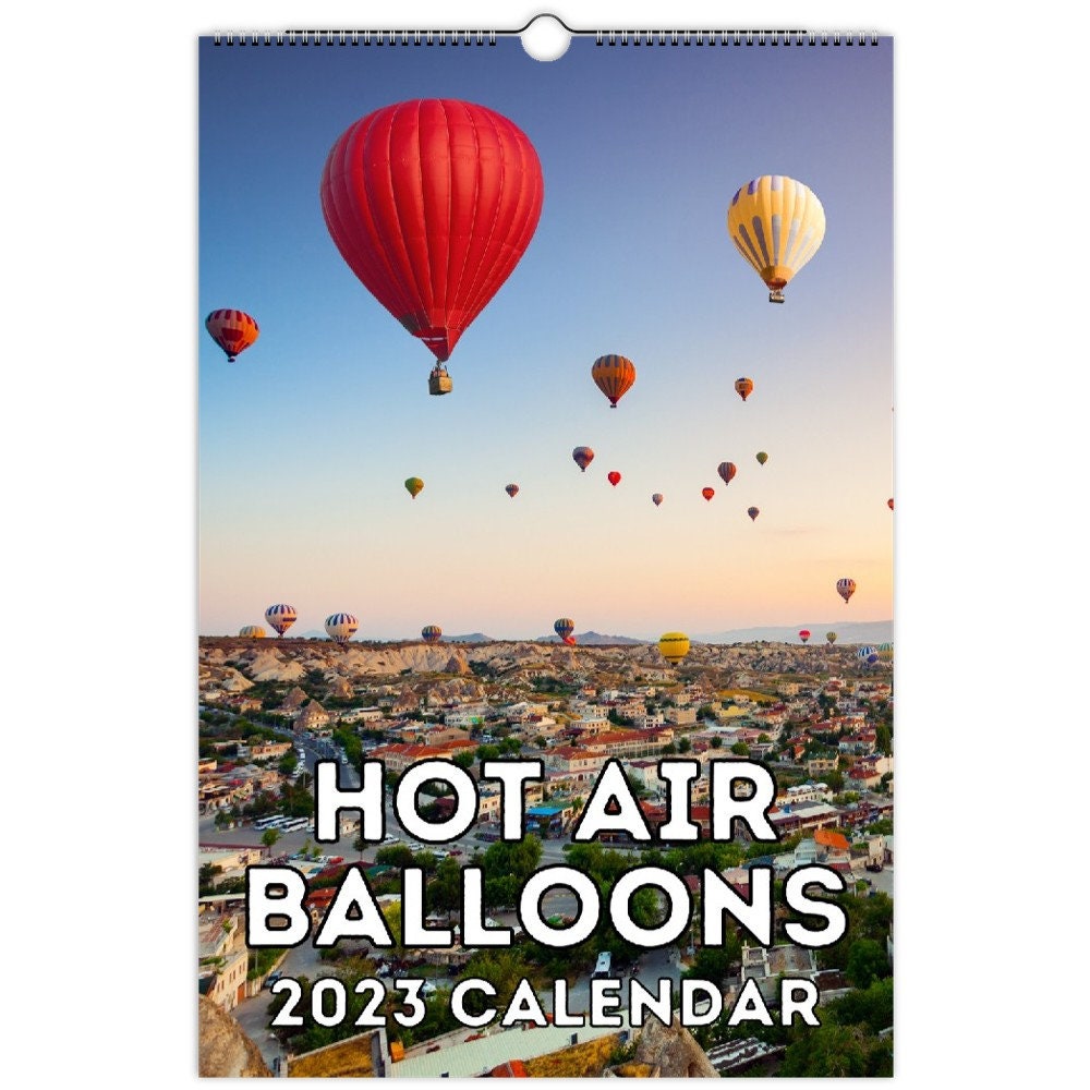 Hot Air Balloons Wall Calendar 2023 Great Gift Idea for Hot - Etsy