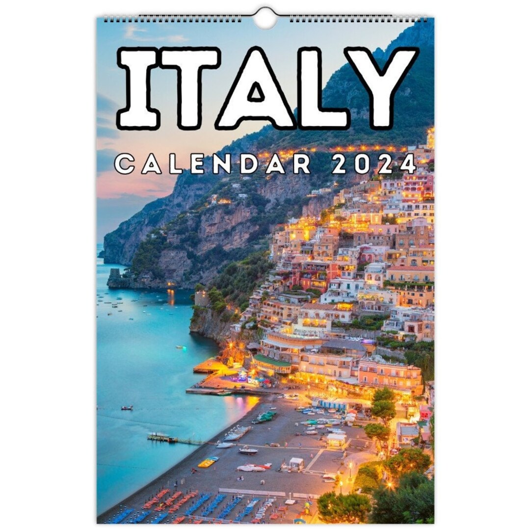 Italy Wall Calendar 2024, Italy Gifts, Great Gift Idea for Italy Lovers