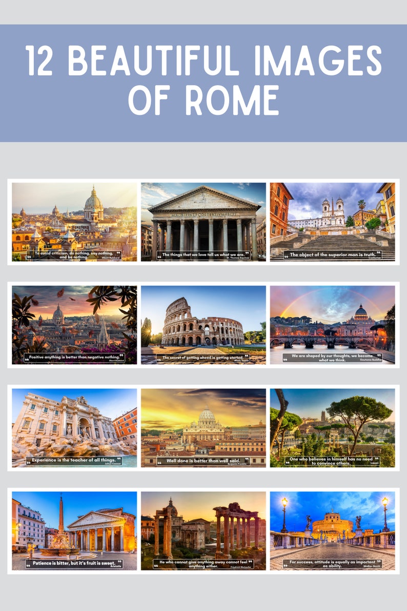 Rome Wall Calendar 2023 Great Gift Idea for Rome & Italy Etsy