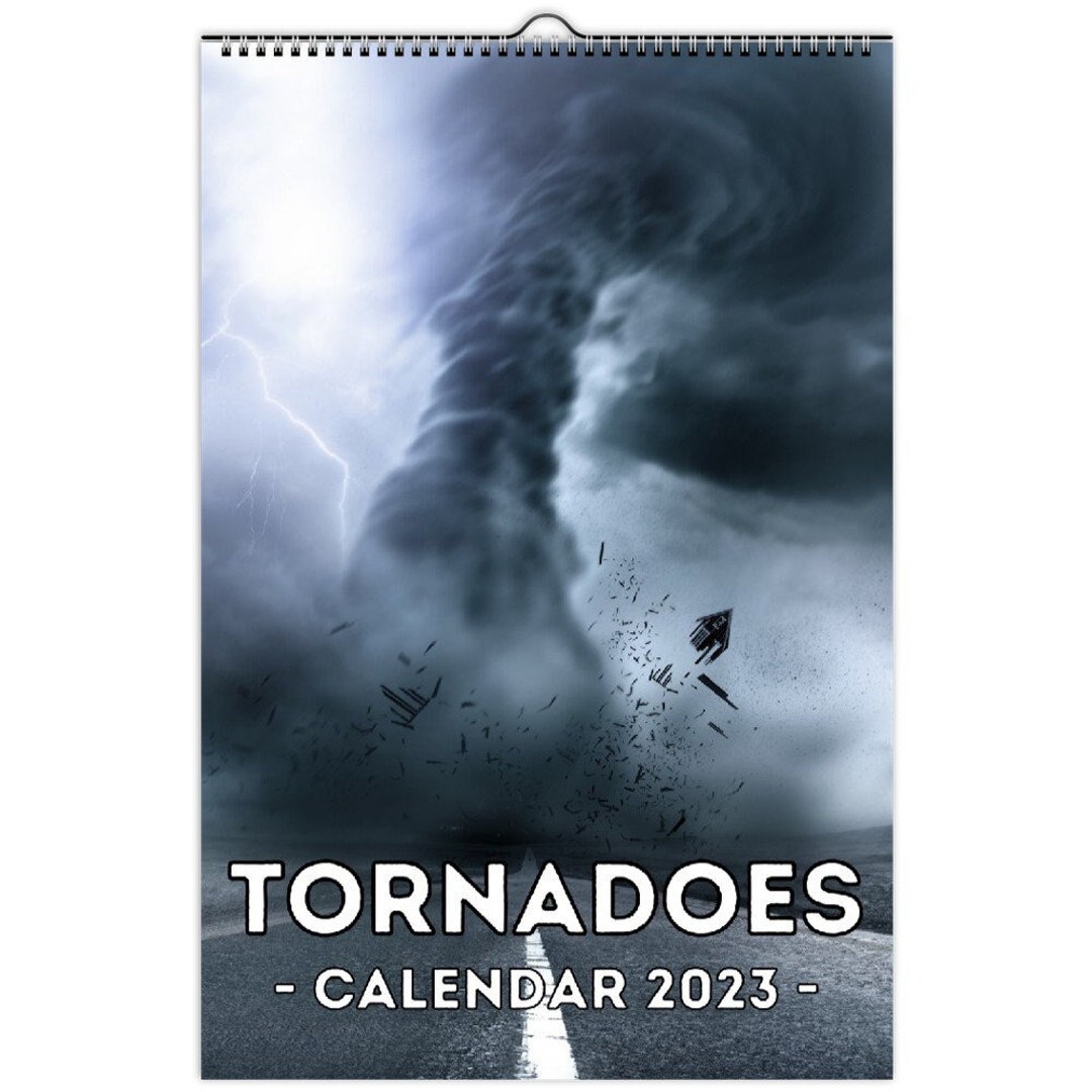 Tornadoes Wall Calendar 2023 Great Gift Idea for Tornado Etsy