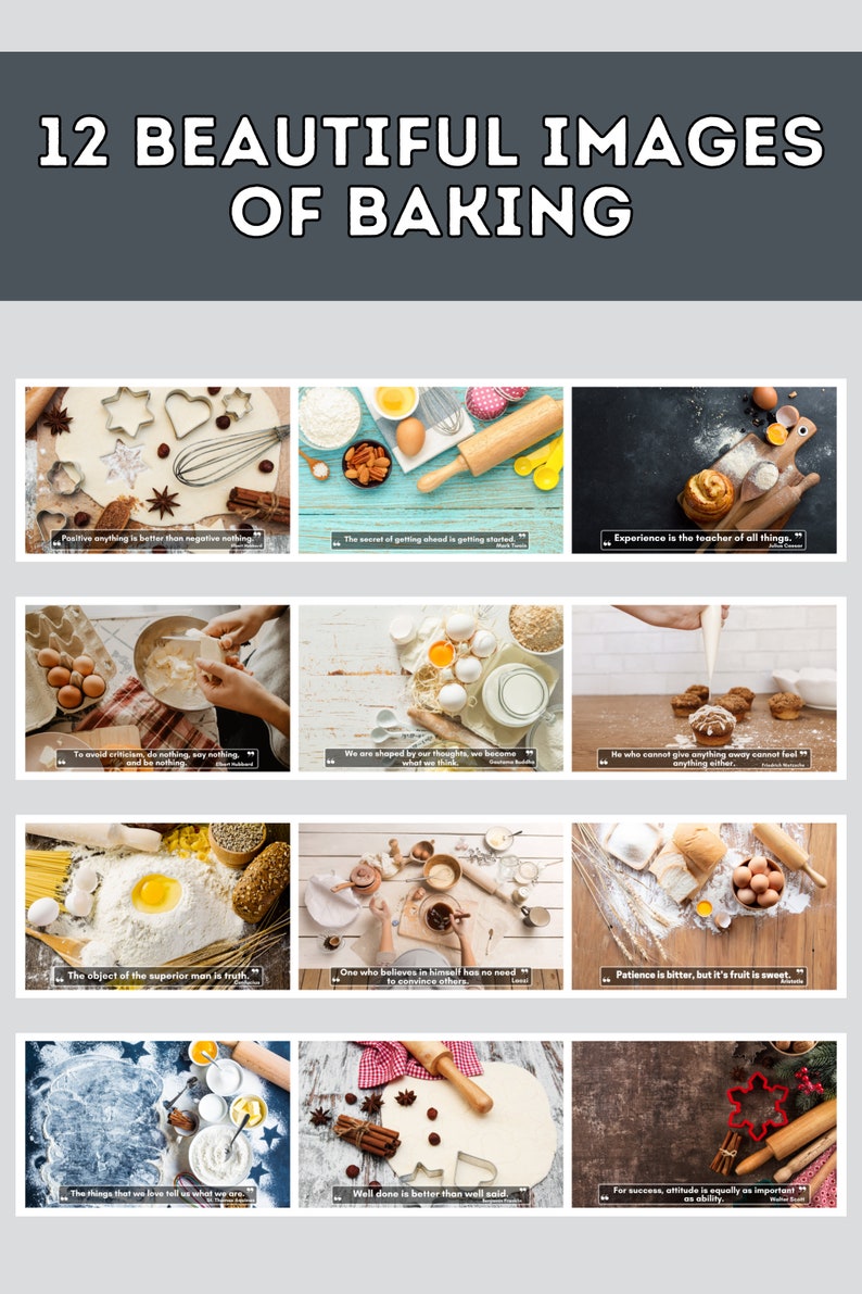 Baking Wall Calendar 2024, Cute Gift Idea for Baking Lovers Etsy
