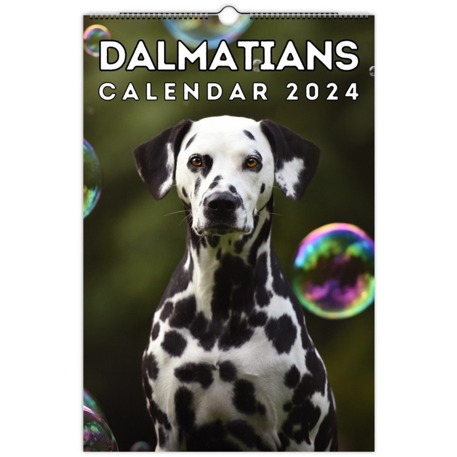 Dalmatians Wall Calendar 2024, Dalmatian Gifts, Cute Gift Idea For