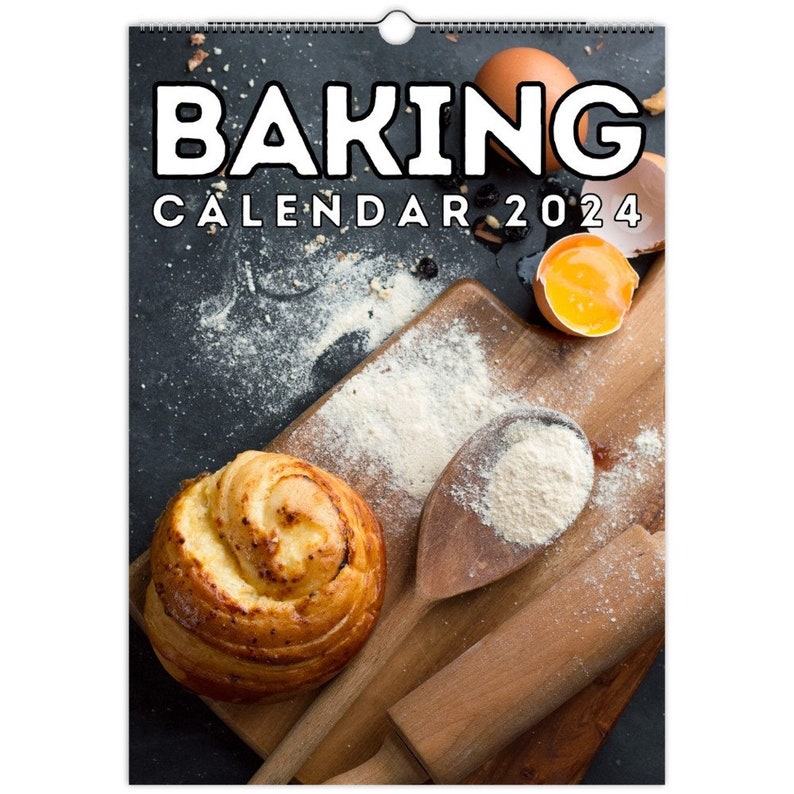 Baking Wall Calendar 2024, Cute Gift Idea for Baking Lovers Etsy