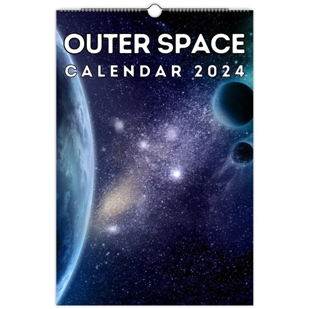 Outer Space Wall Calendar 2024, Beautiful Gift Idea for Space & Galaxy