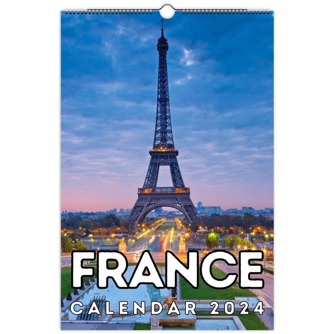 France Wall Calendar 2024, Great Gift Idea for France Lovers Etsy