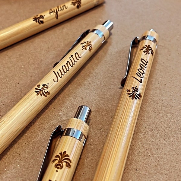 Wooden Engraved Pen