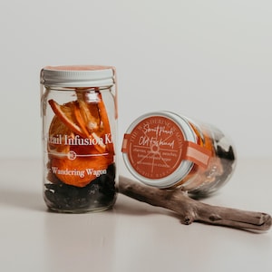 COCKTAIL INFUSION KIT - Sweet Peach Old Fashioned - Delicious, easy, cocktail kit, just add bourbon or whiskey!