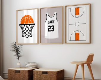 Basketball poster, Basketball wall art, Personalized Basketball print, Custom basketball poster, Basketball nursery decor, Boys room decor