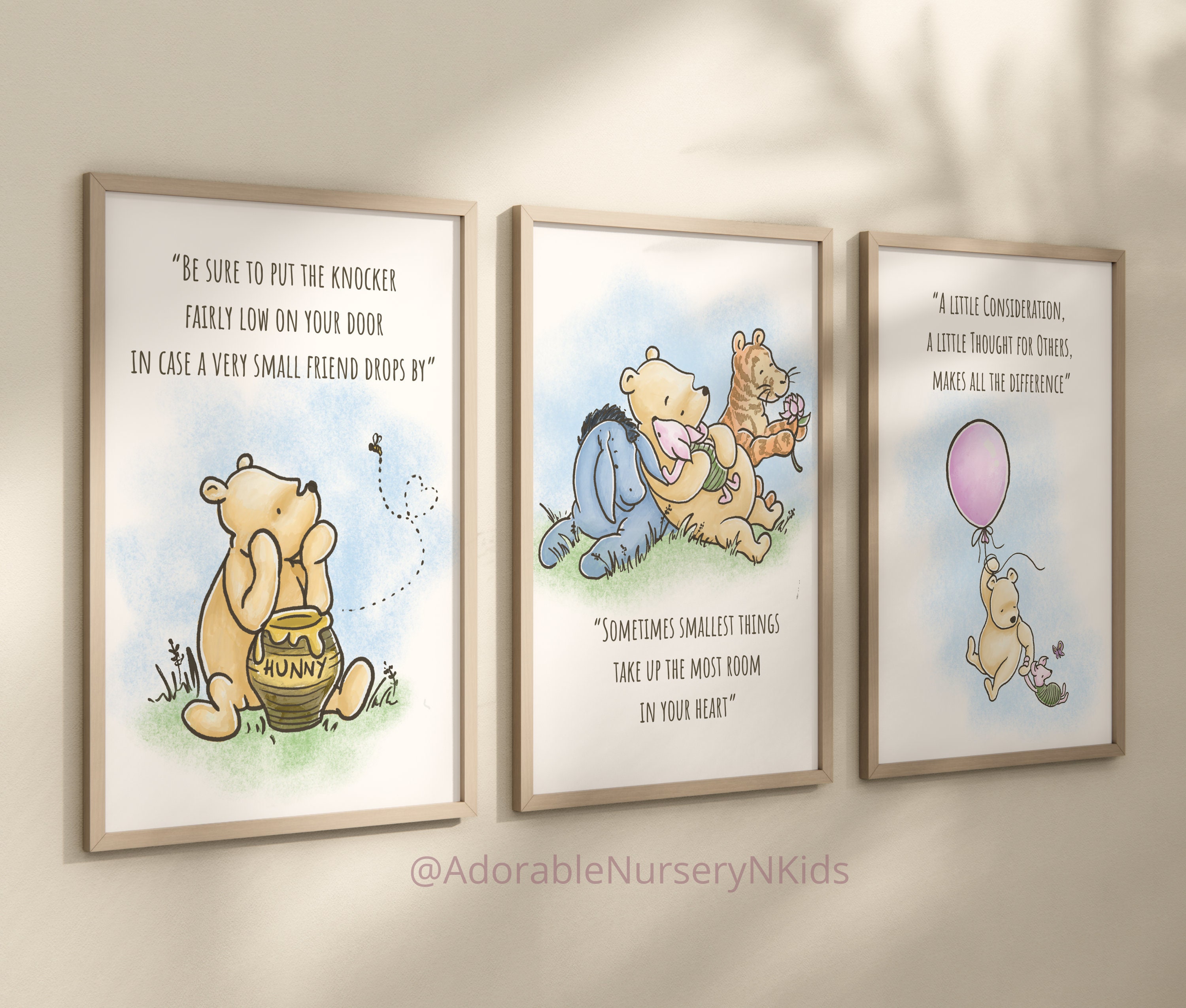 Classic Winnie-the-pooh Art Prints, Winnie-the-pooh Inspirational