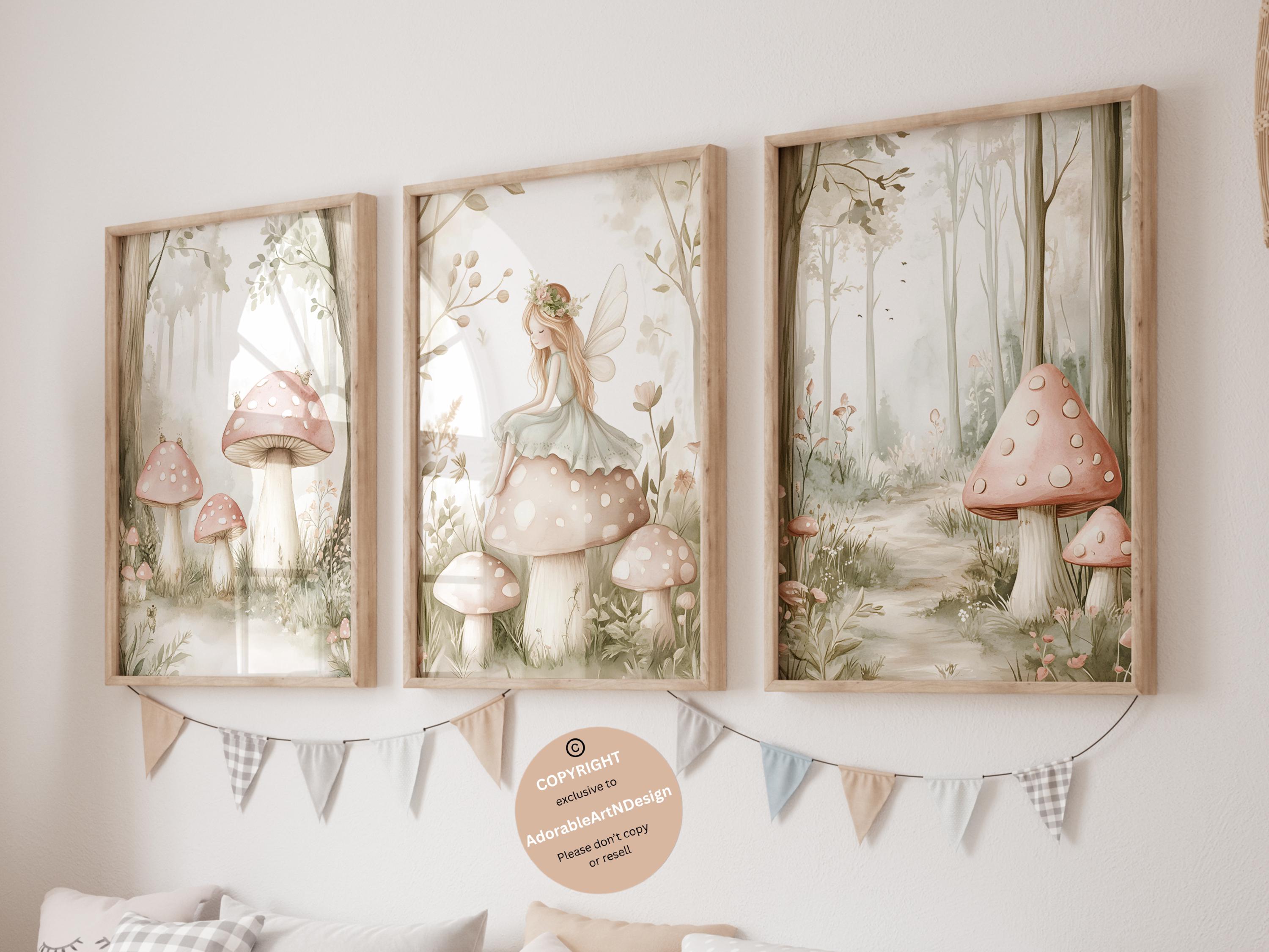 Fairy Nursery Theme Decor, Fairy Wall Art, Fairy Garden Wall Art, Fairy ...