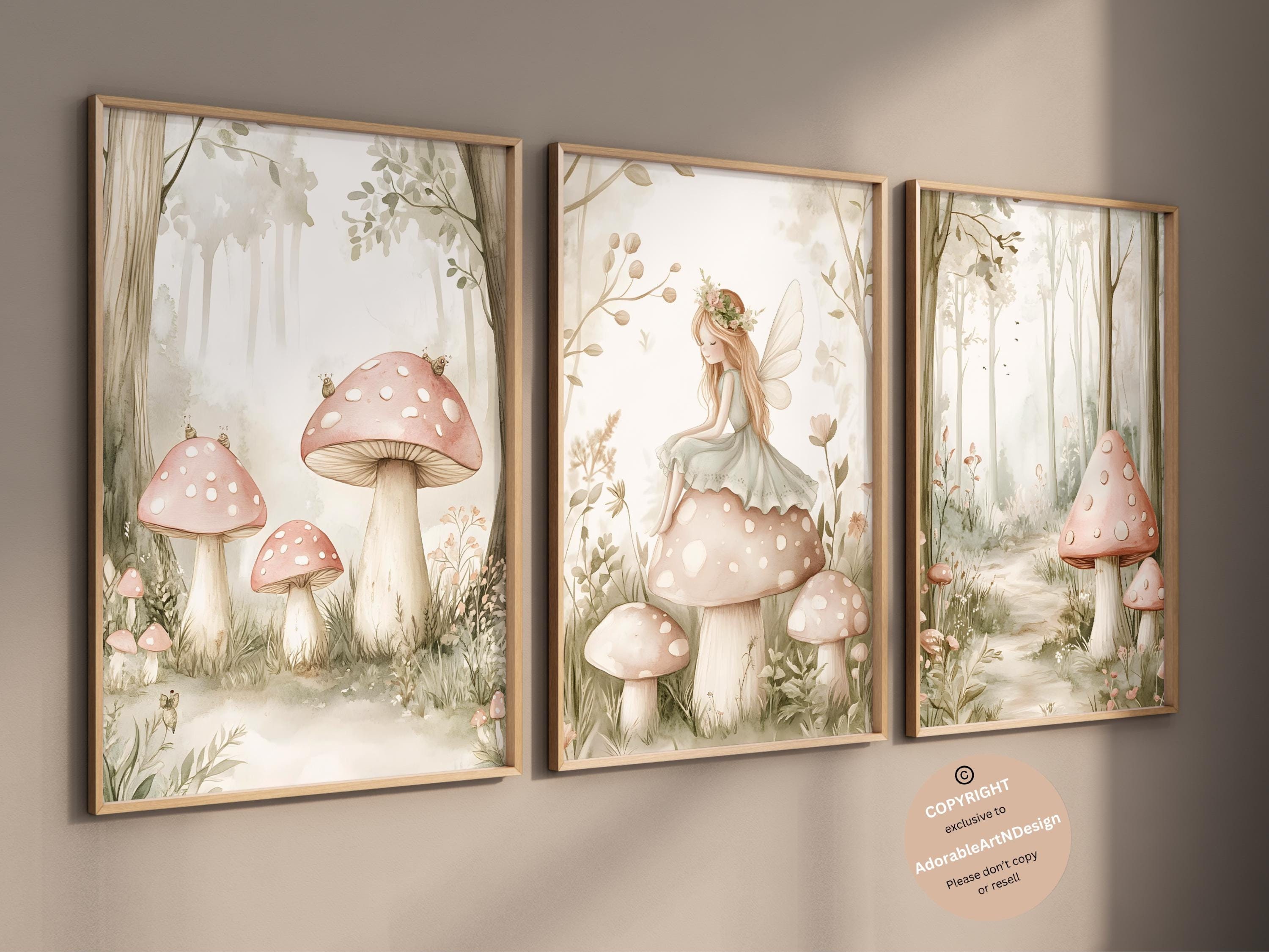 Fairy Nursery Theme Decor, Fairy Wall Art, Fairy Garden Wall Art, Fairy ...