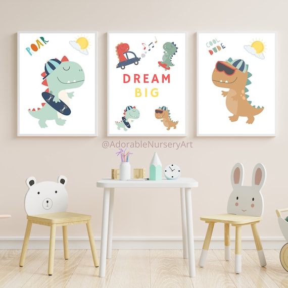 Dream Big Dinosaur hanging frame. Dream Big Dinosaur hanging frame.