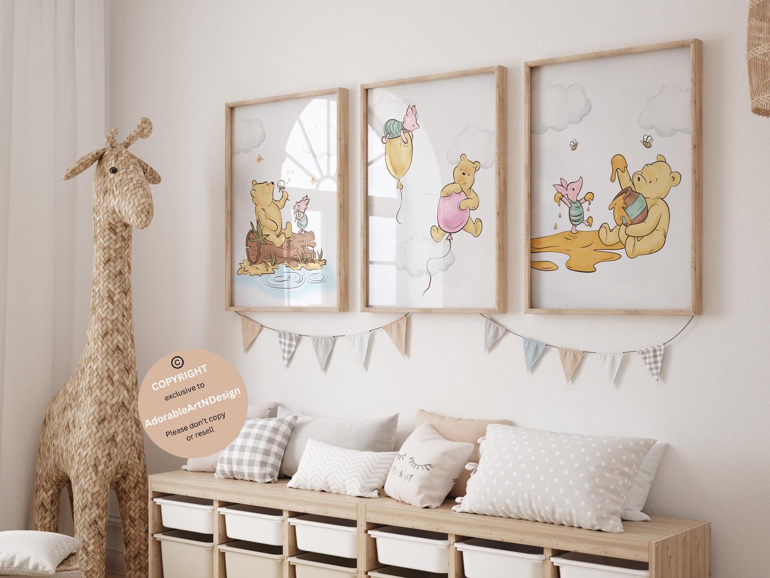 Winnie The Pooh Wall Decornull